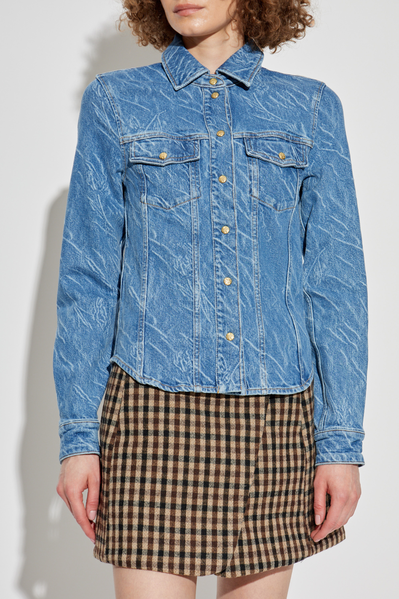 Bonjour diary DENIM TUNIQUE handsmock - SEN_TO_SENCE